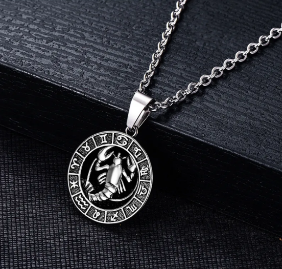 Přívěšek ke znamení Raka z nerezové oceli