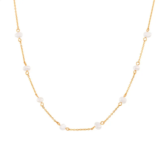 Náhrdelník Perla Sy Nerezové Oceli Nahrdelníku