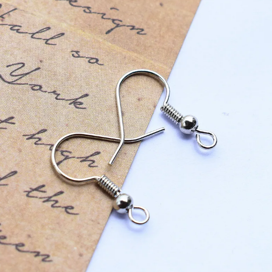 Háčky na náušnice pokovené mědí