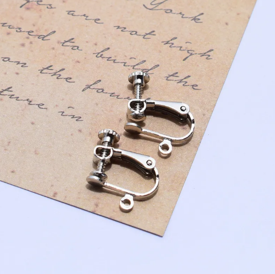 Háčky na náušnice pokovené mědí