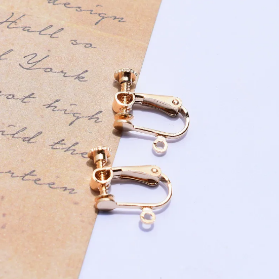 Háčky na náušnice pokovené mědí