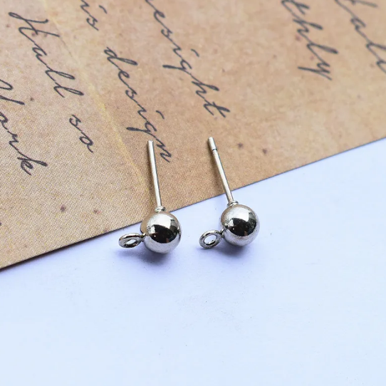 Háčky na náušnice pokovené mědí