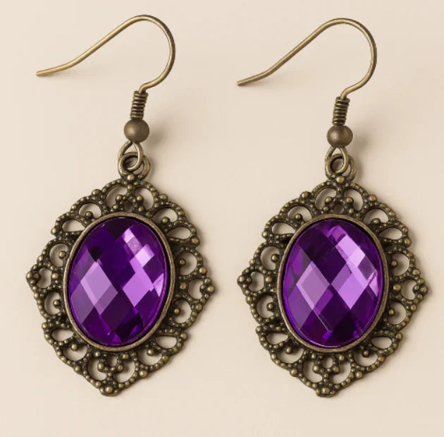 Náušnice Yara Ametist